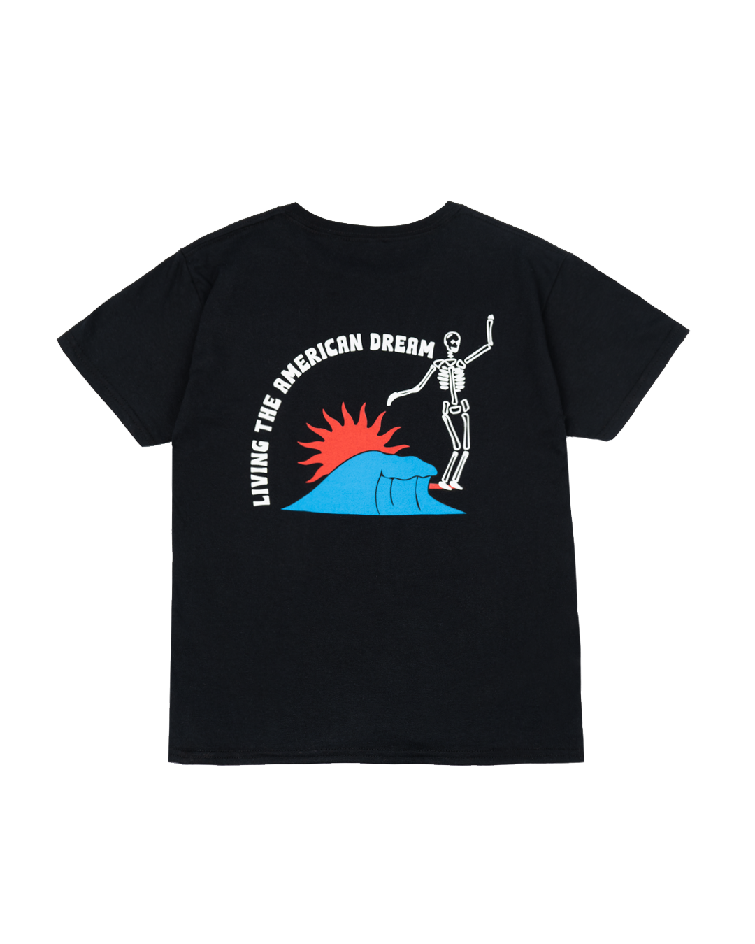 Jack's Surfboards Boy's (8-16) American Dream Short Sleeve Tee - Black