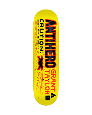 Anti-Hero Grant Taylor Caution 8.38" Deck