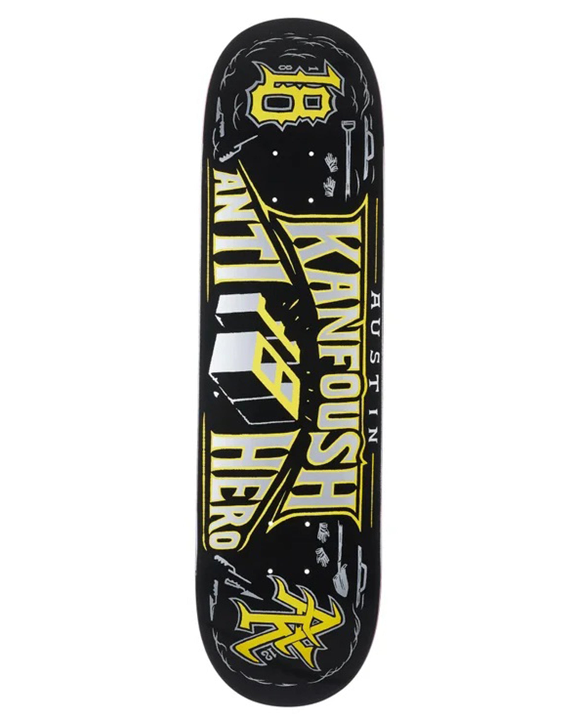 Anti-Hero Skateboards Austin Kanfoush Customs 8.25" Deck