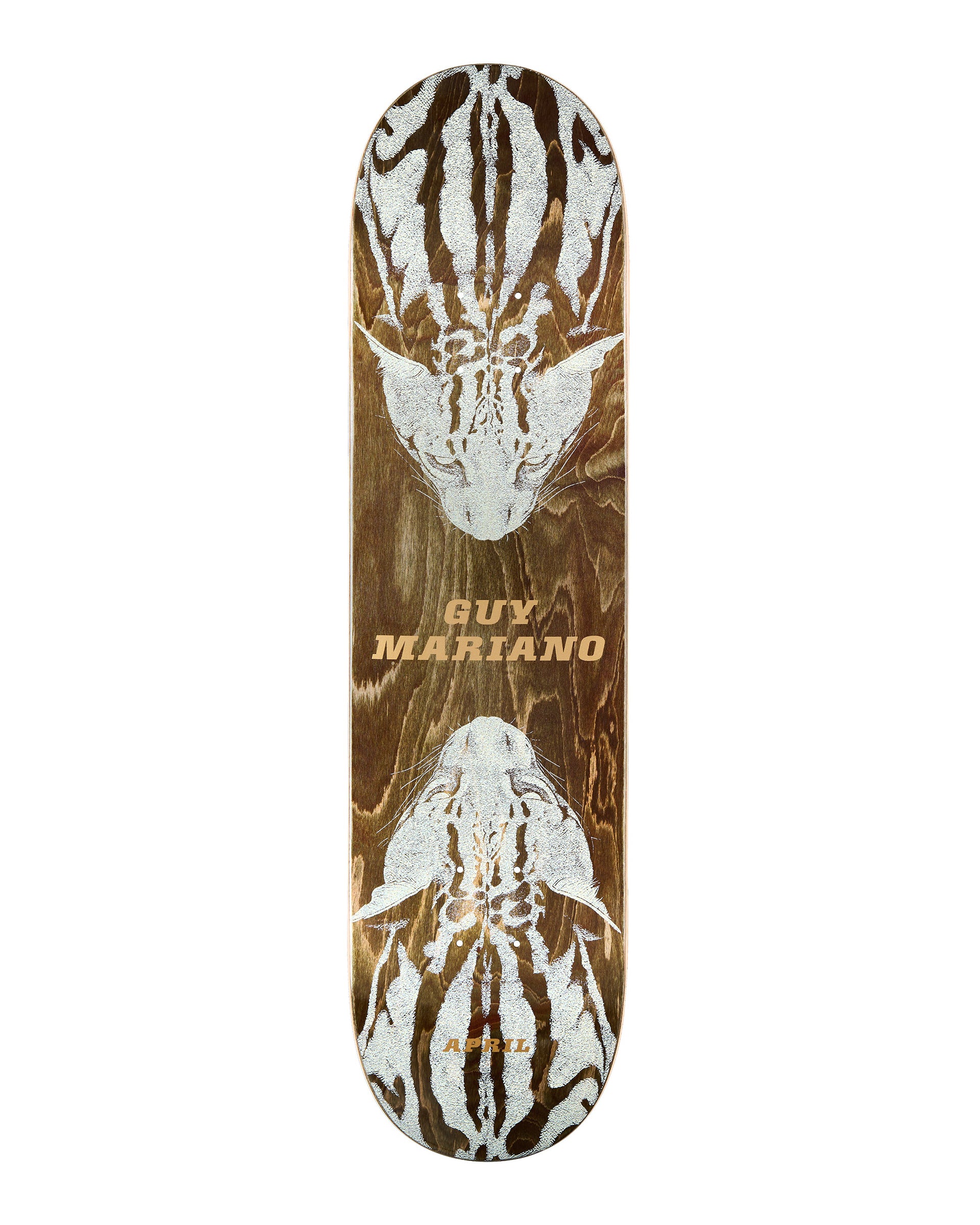 April Skateboards Guy Mariano Cheetah Twin Tail 8.25" Deck