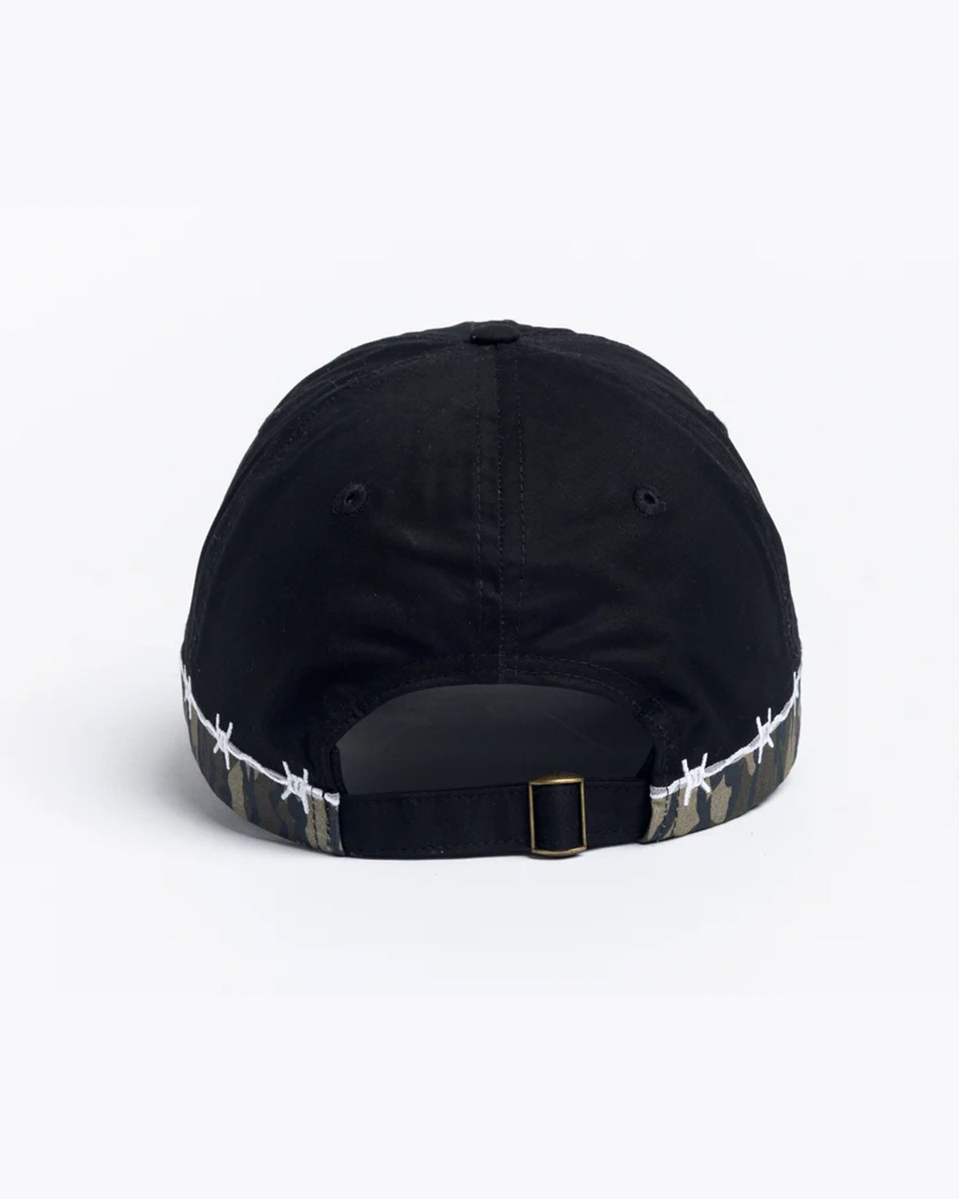 Autumn Camo Strapback Hat - Black