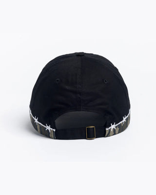 Autumn Camo Strapback Hat - Black