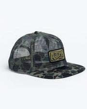 Autumn Camo Trucker Hat - Green