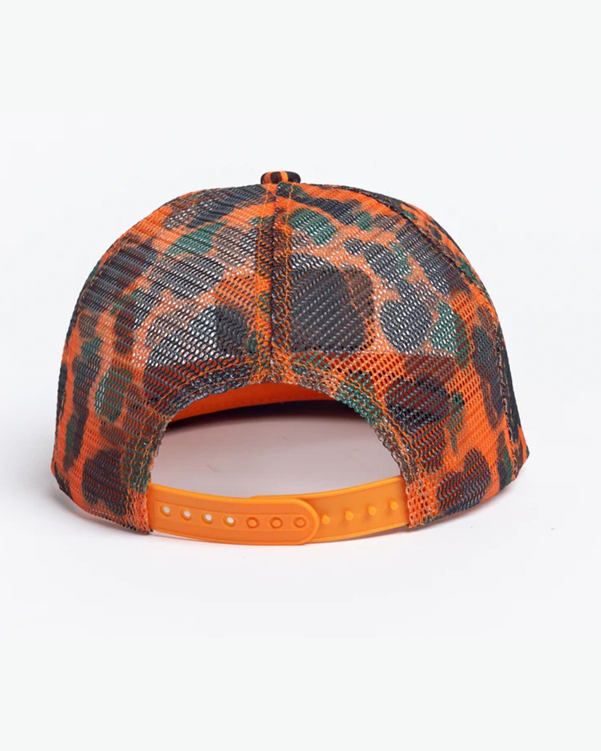 Autumn Camo Trucker Hat - Orange