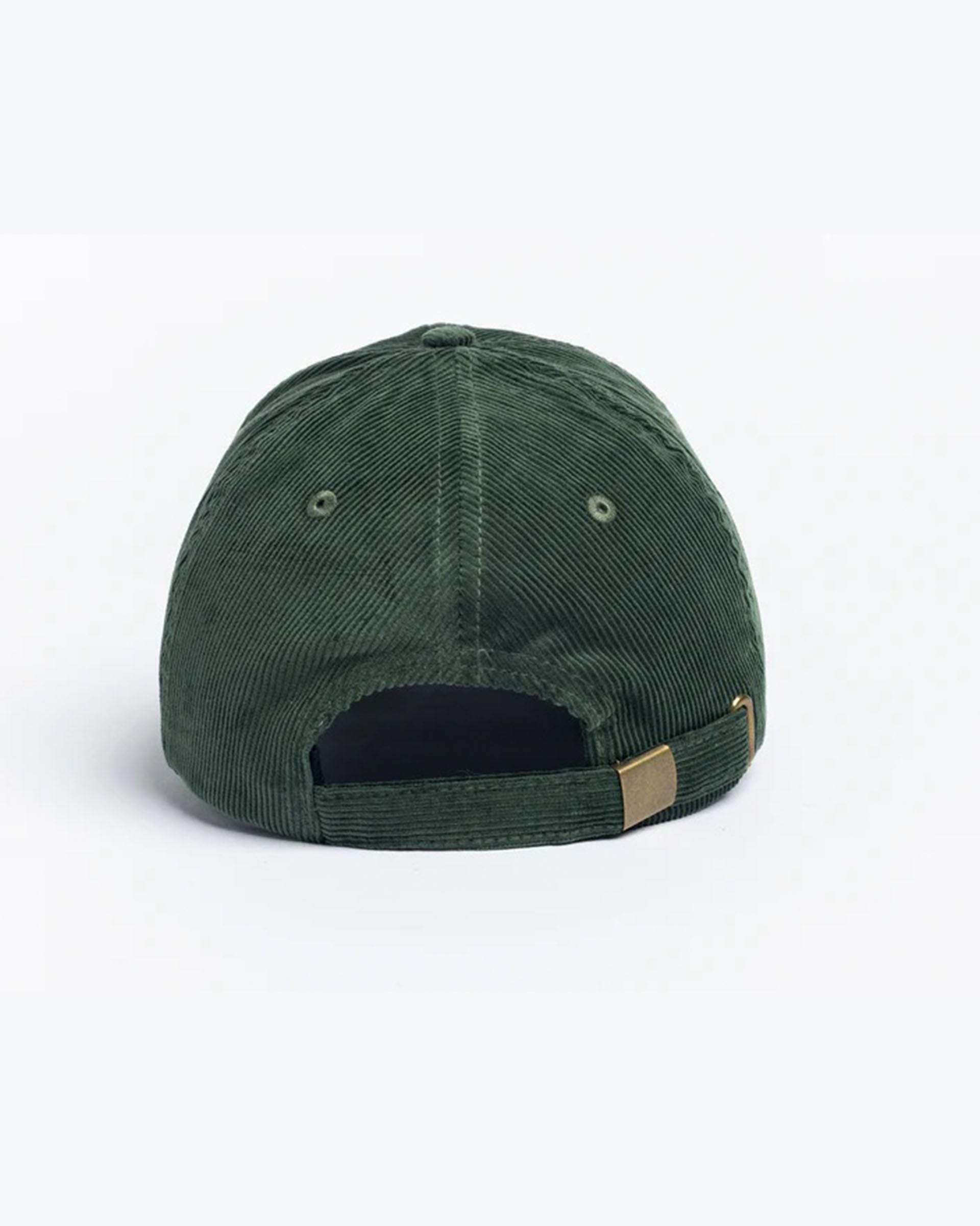 Autumn Cord 6 Panel Strapback Hat - Green