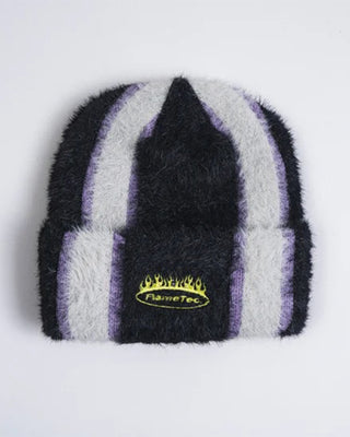 Autumn Flametec Mohair Beanie - Black