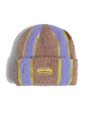 Autumn Flametec Mohair Beanie - Brown
