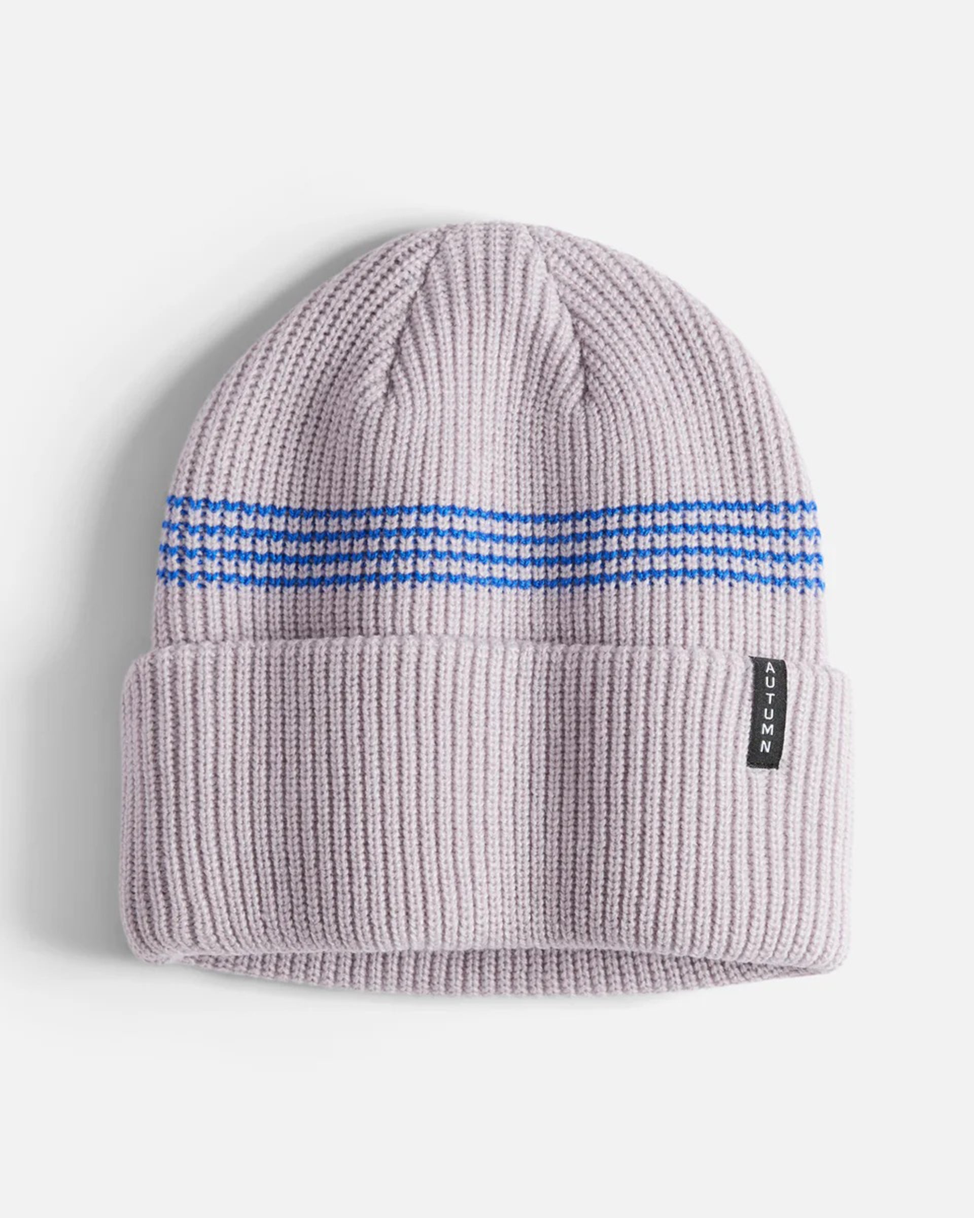 Autumn Mini Stripe Beanie - Whisper Pink