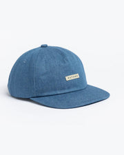 Autumn Mixed 5 Panel Snapback Hat - Denim