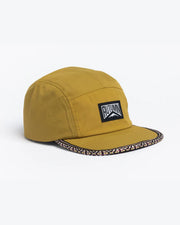Autumn Ripstop 5 Panel Camp Cap - Mustard