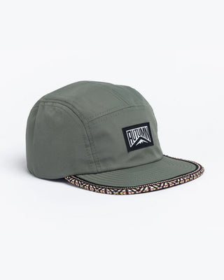 Autumn Ripstop 5 Panel Camp Cap - Slate Green
