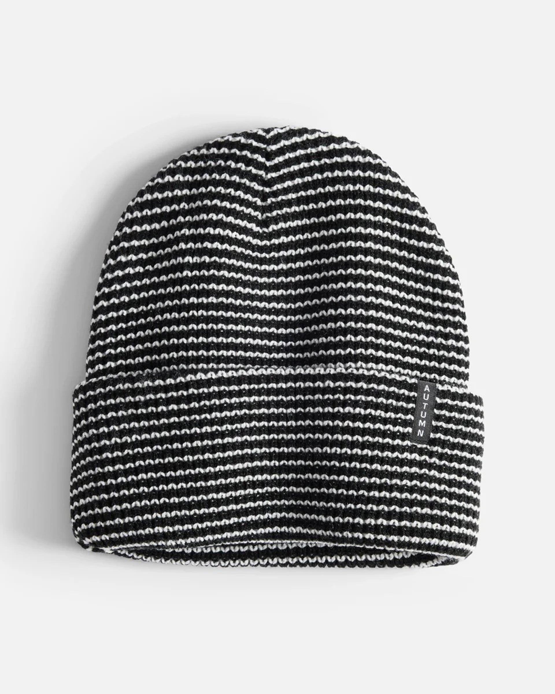 Autumn Stripe Beanie - Black
