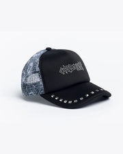 Autumn Stud Trucker Hat - Black