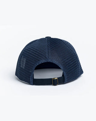 Autumn Trucker Strapback Hat - Navy