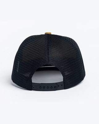 Autumn Twill 6 Panel Trucker Hat - Brown