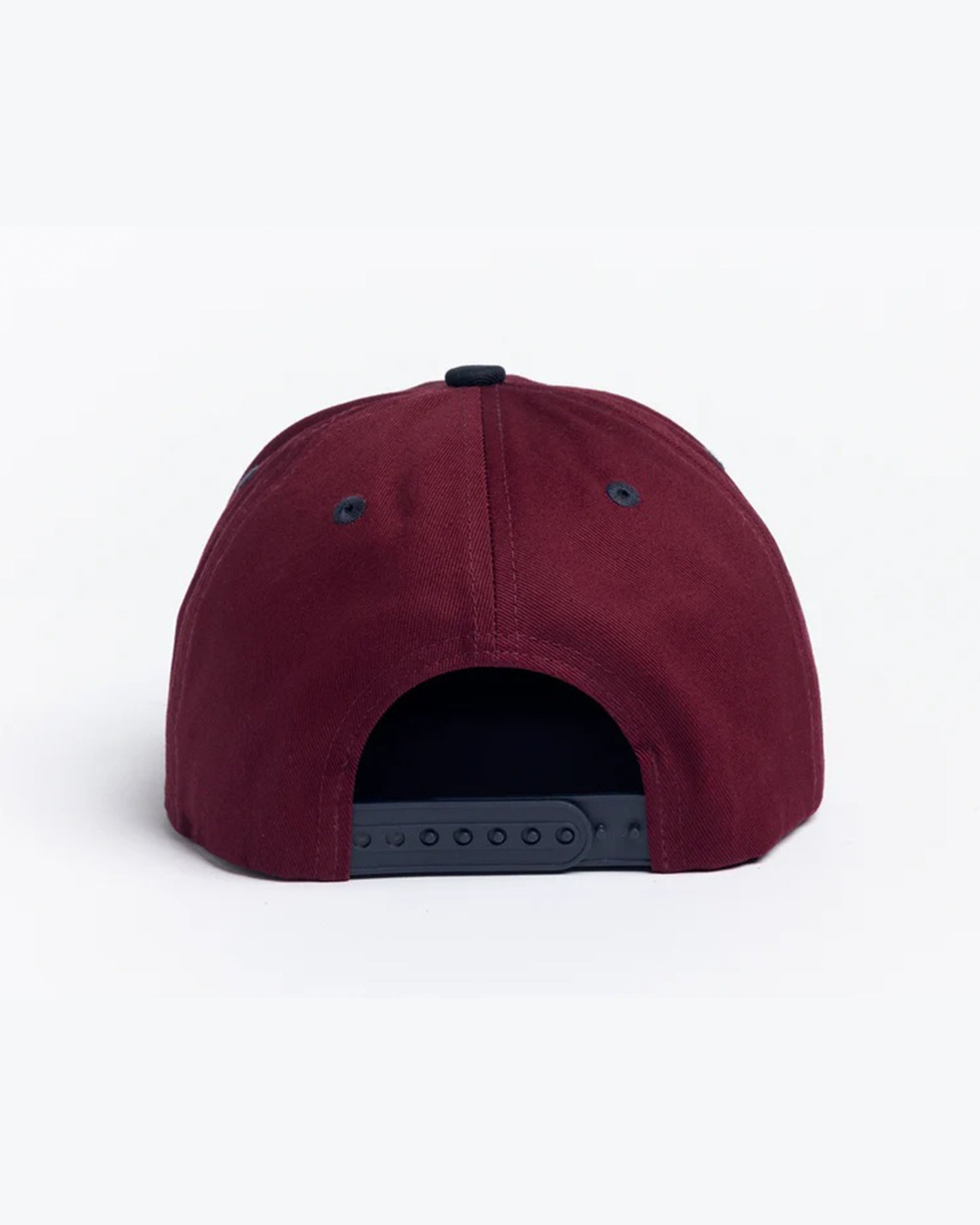 Autumn Twill 6 Panel Snapback - Burgundy