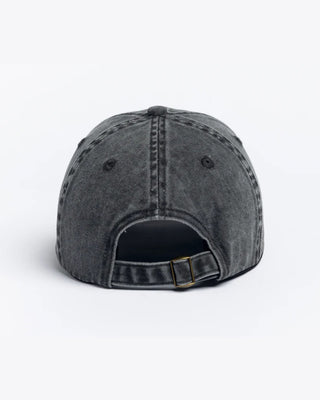 Corduroy Washed 6 Panel Hat - Black