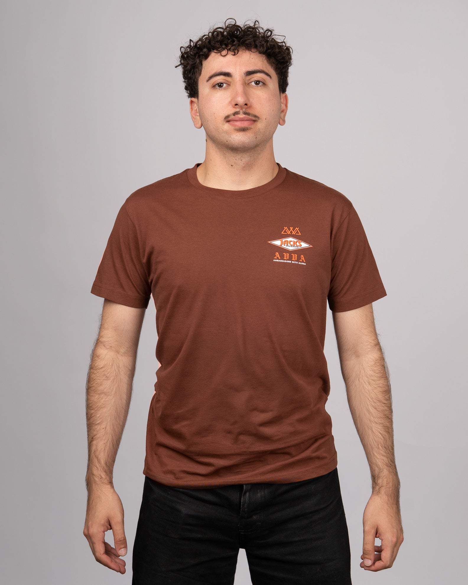 AVVA x Jack's SMU26 S/S T-Shirt - Brown