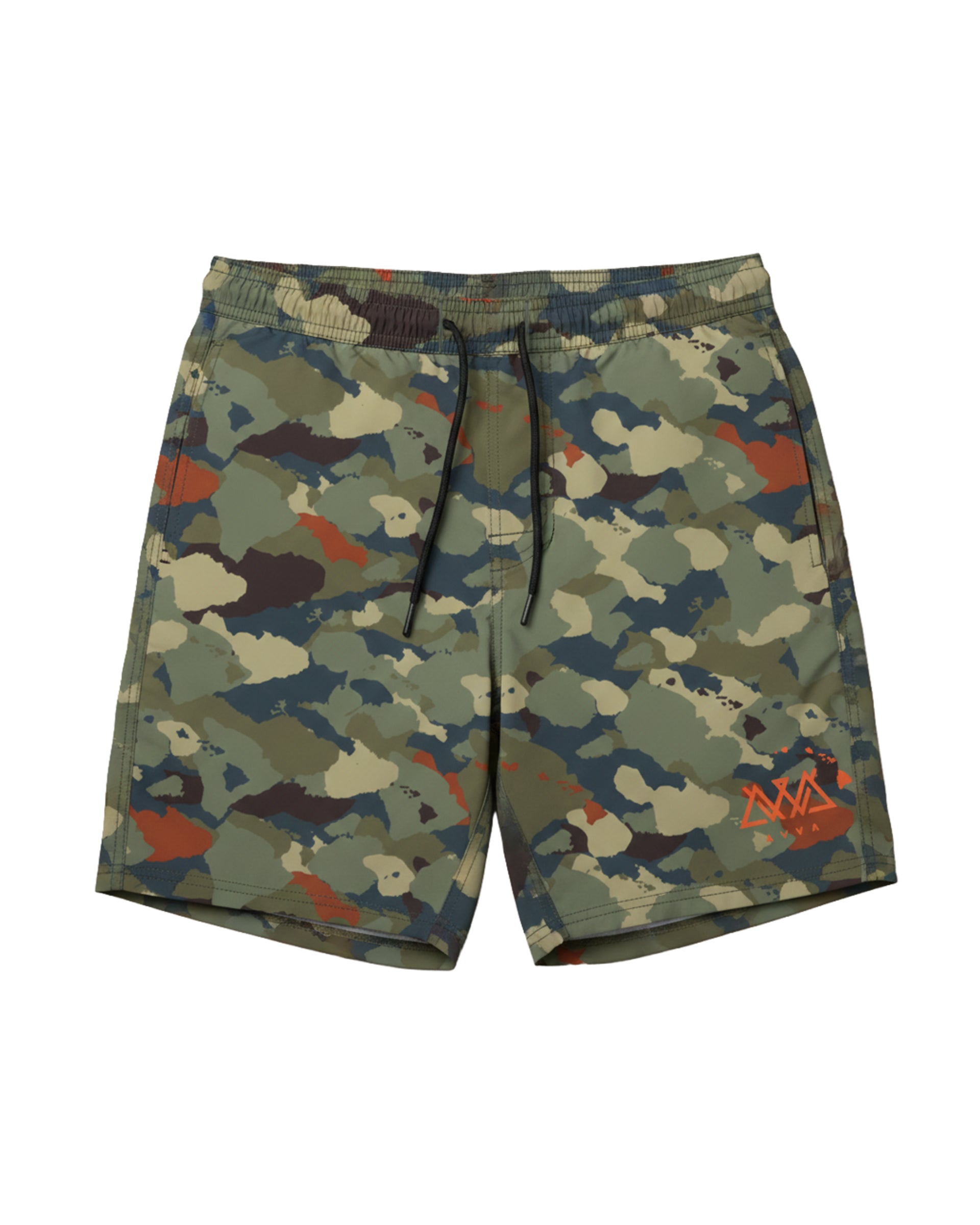 AVVA Alakai 19" Hybrid Short - Olive Camo