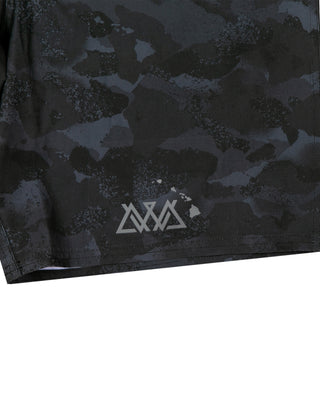 AVVA Aloha Camo 19" Boardshorts - Black