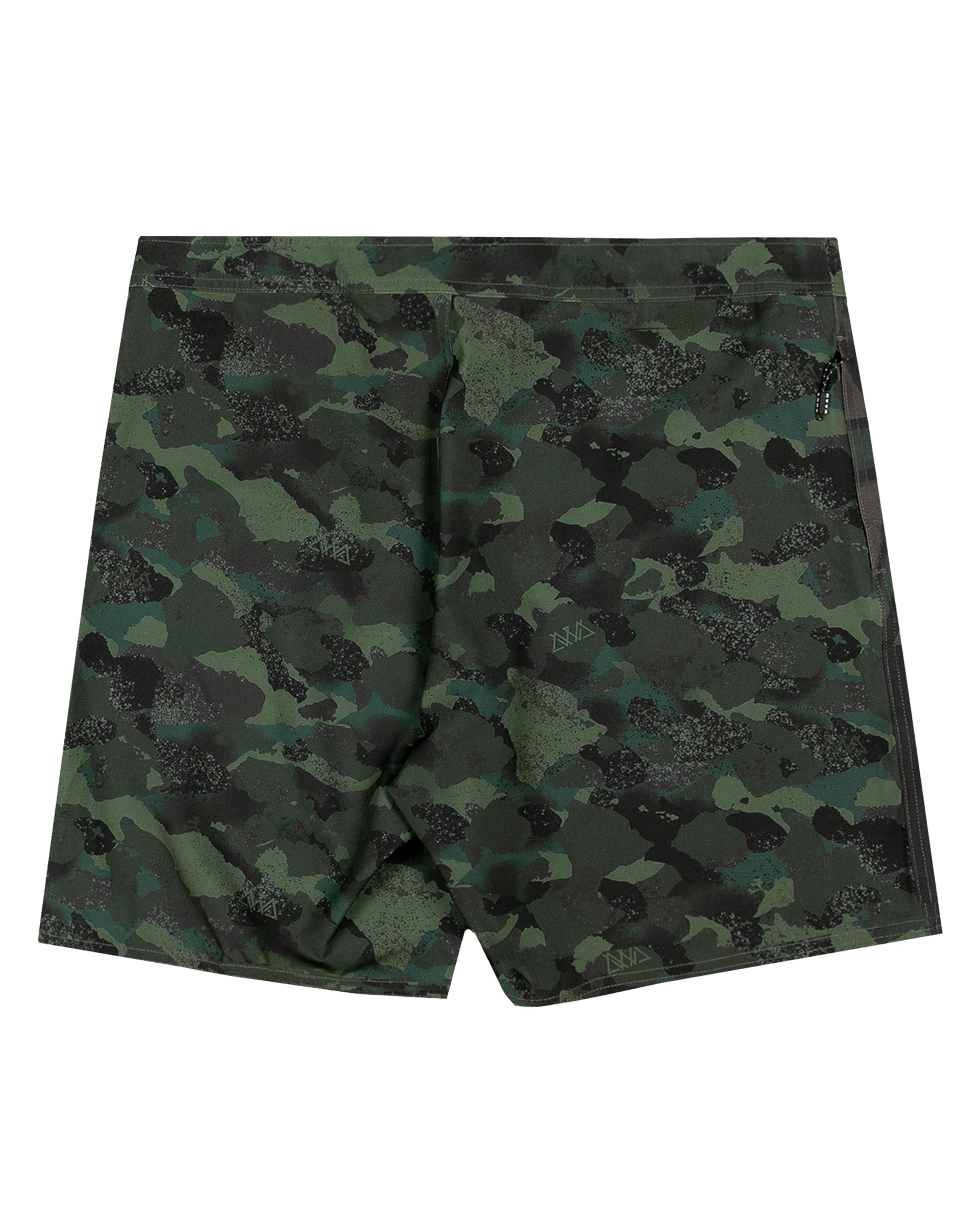 AVVA Aloha Camo 19" Boardshorts - Army
