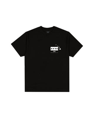 AVVA Aloha Camo Box Short Sleeve T-Shirt - Black