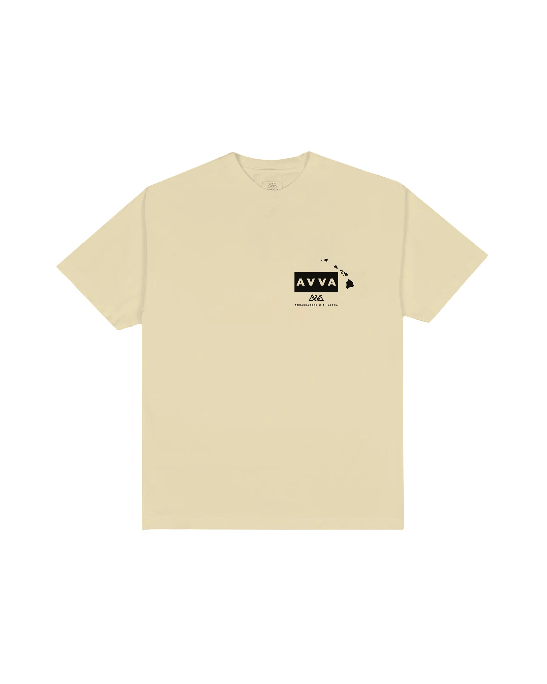 AVVA Aloha Camo Box Short Sleeve T-Shirt - Natural