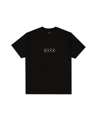 AVVA Box Logo Short Sleeve T-Shirt - Black