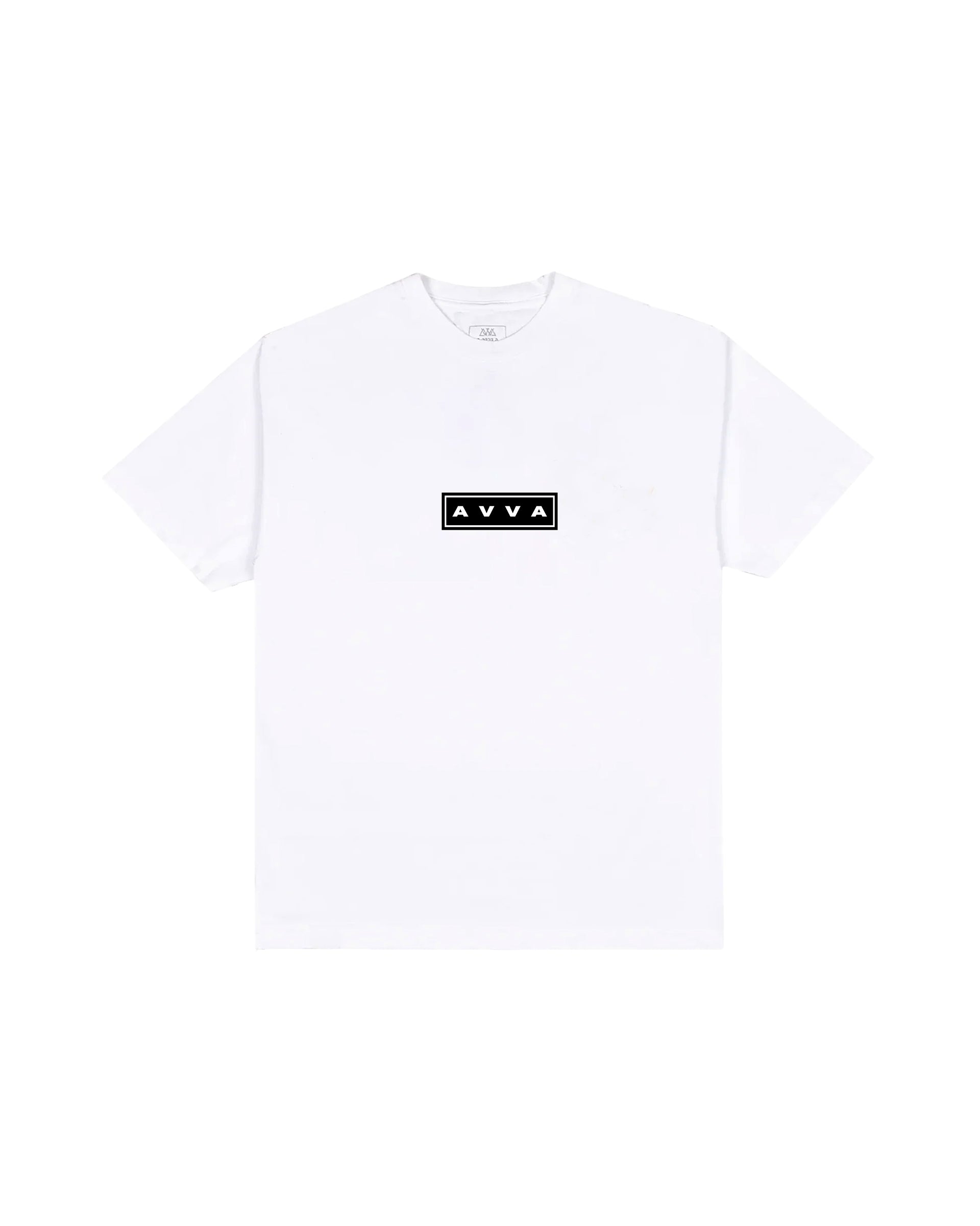 AVVA Box Logo Short Sleeve T-Shirt - White