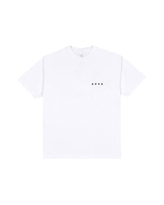 AVVA Circle A Logo Short Sleeve T-Shirt - White