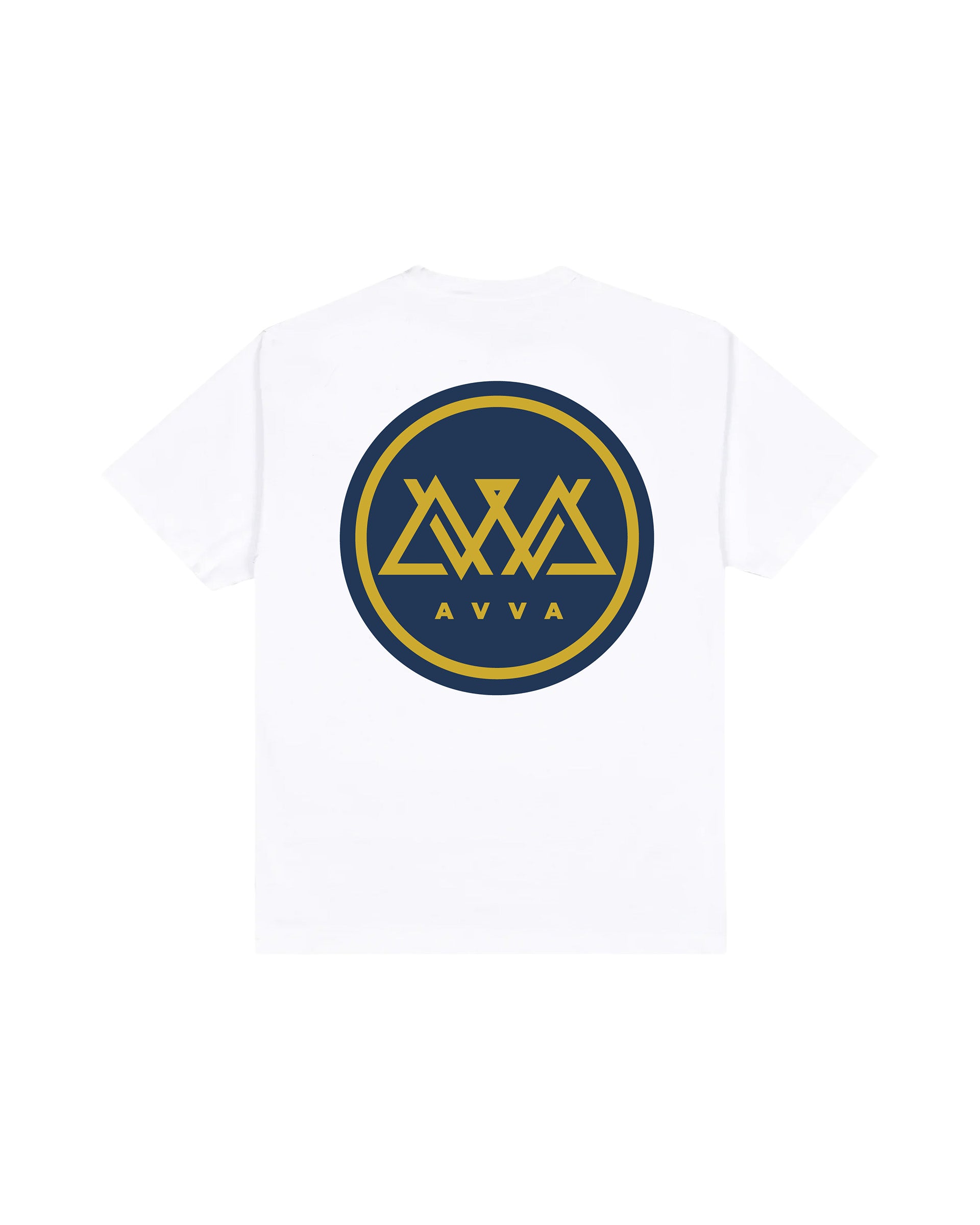 AVVA Circle A Logo Short Sleeve T-Shirt - White