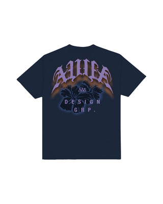AVVA Fight Night Short Sleeve T-Shirt - Navy