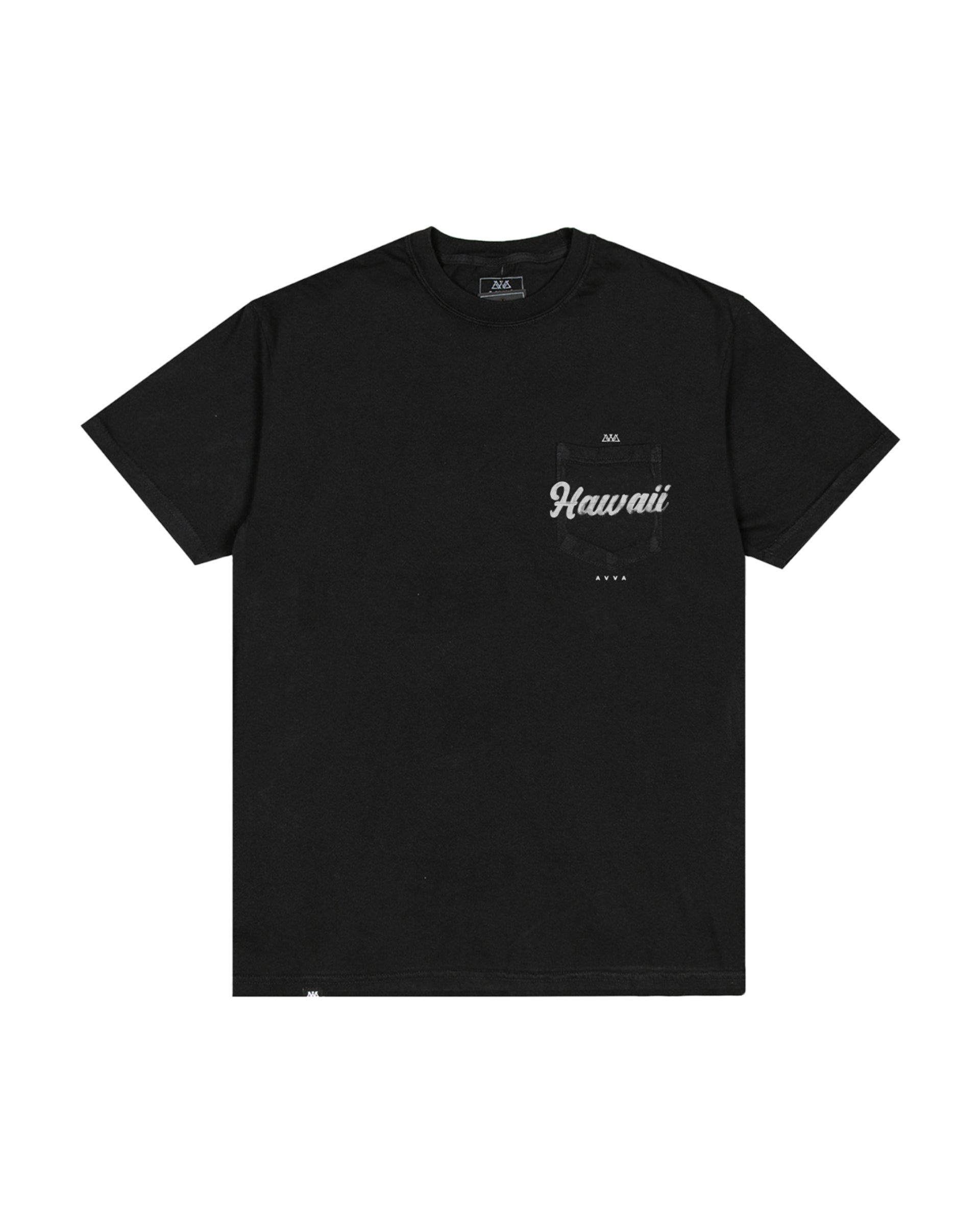 AVVA Hawaii Flag Short Sleeve T-Shirt - Black