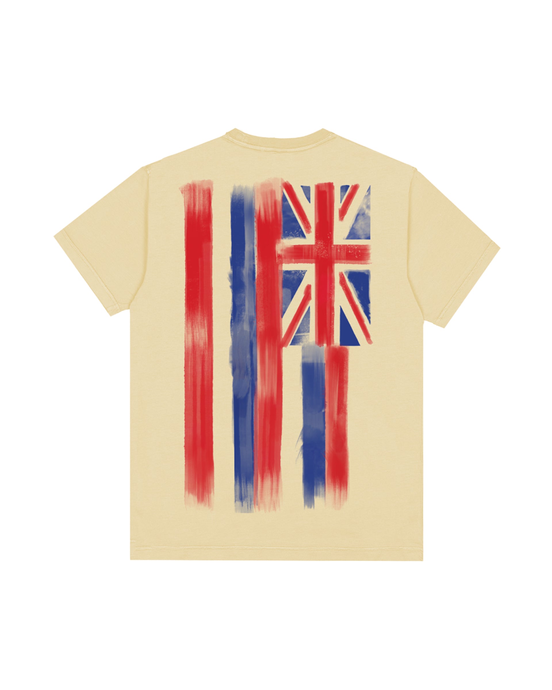 AVVA Hawaii Flag Short Sleeve T-Shirt - Faded Yellow