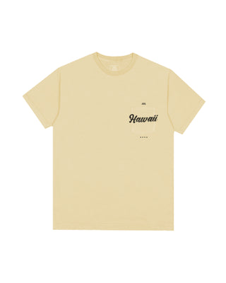 AVVA Hawaii Flag Short Sleeve T-Shirt - Faded Yellow
