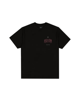 AVVA Hollow Zone Short Sleeve T-Shirt - Black
