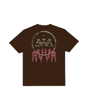 AVVA Hollow Zone Short Sleeve T-Shirt - Chocolate Brown
