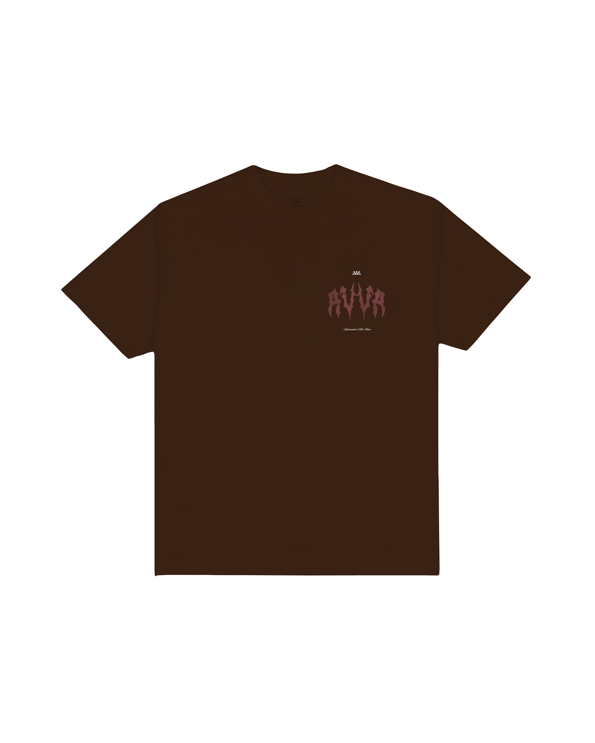 AVVA Hollow Zone Short Sleeve T-Shirt - Chocolate Brown