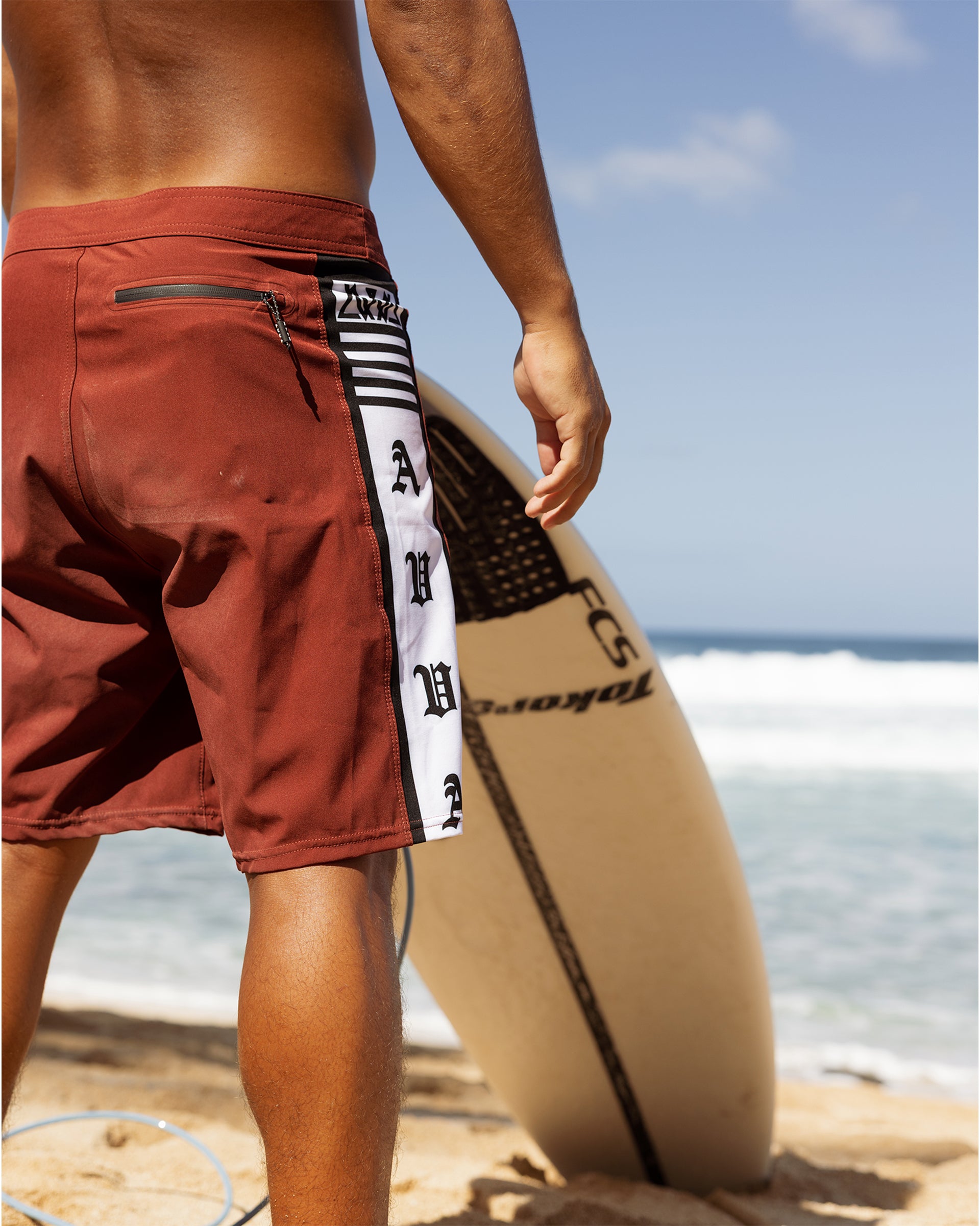 AVVA Koa 2.0 19" Boardshorts - Burgundy