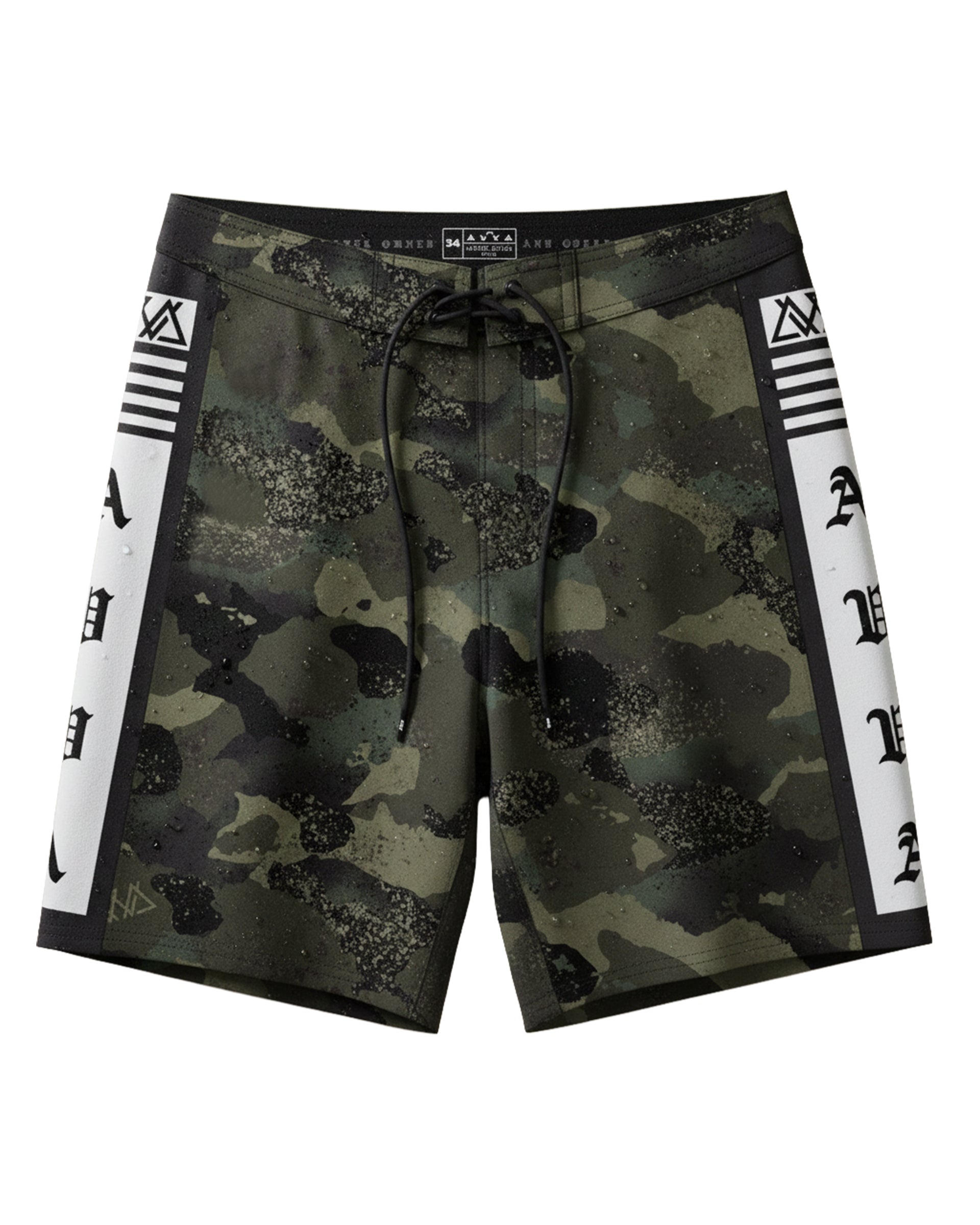 AVVA Koa 3.0 19" Camo Boardshort - Army