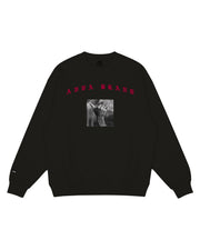 AVVA Lounge Lizard Crewneck Sweater - Black