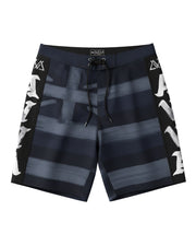 AVVA Painted Hawaiian Flag 19" Boardshorts - Navy
