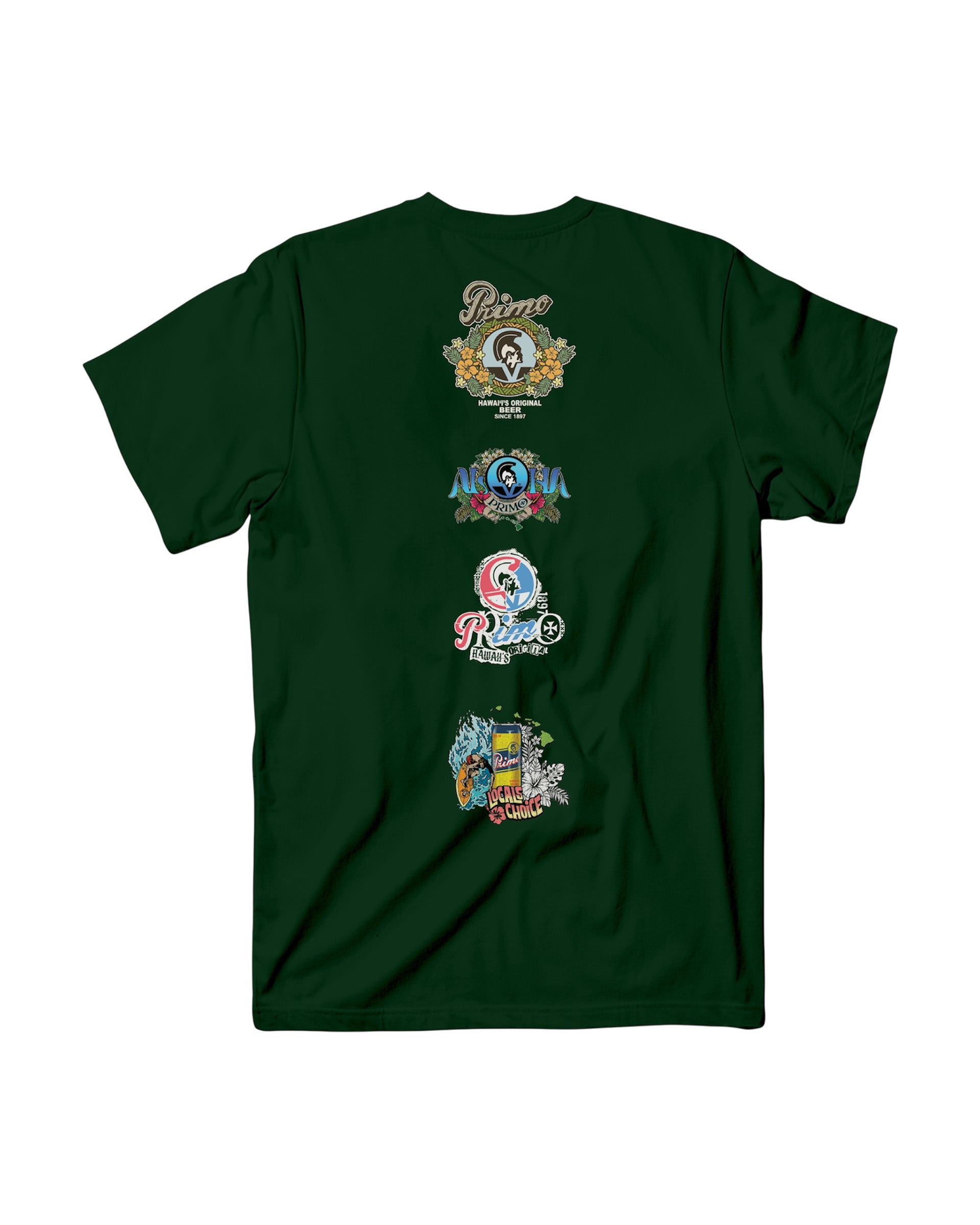 AVVA Primo Backside Short Sleeve T-Shirt - Forest Green