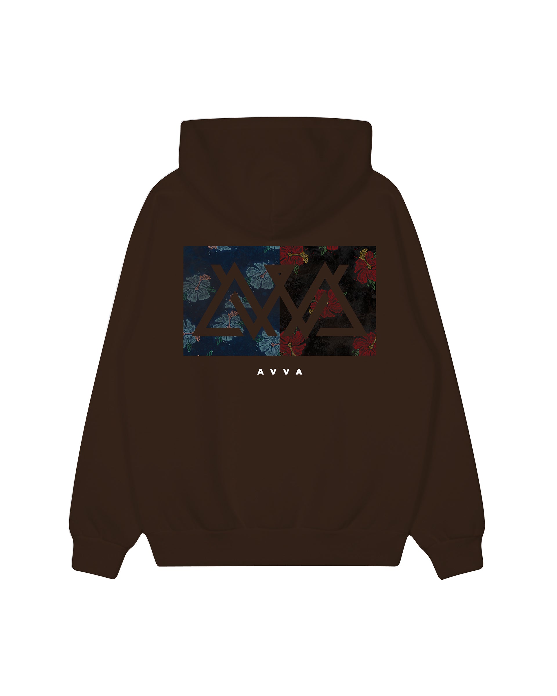 AVVA Pua Pena Probox Pullover Hoodie - Chocolate Brown