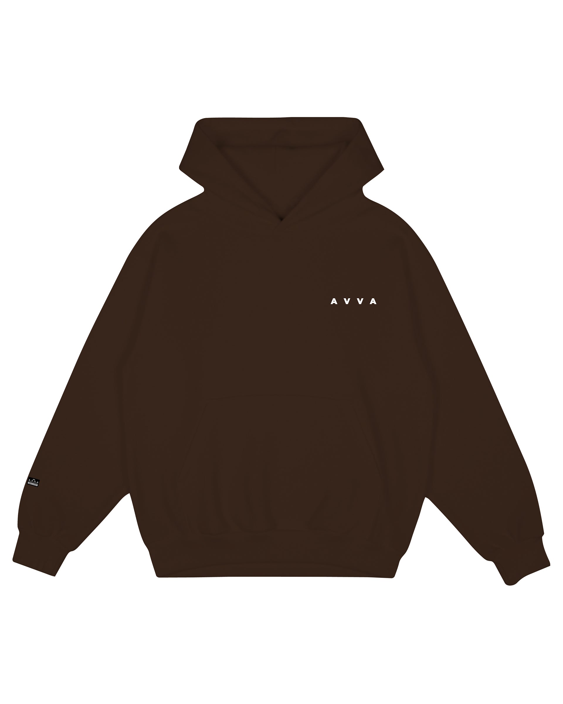 AVVA Pua Pena Probox Pullover Hoodie - Chocolate Brown
