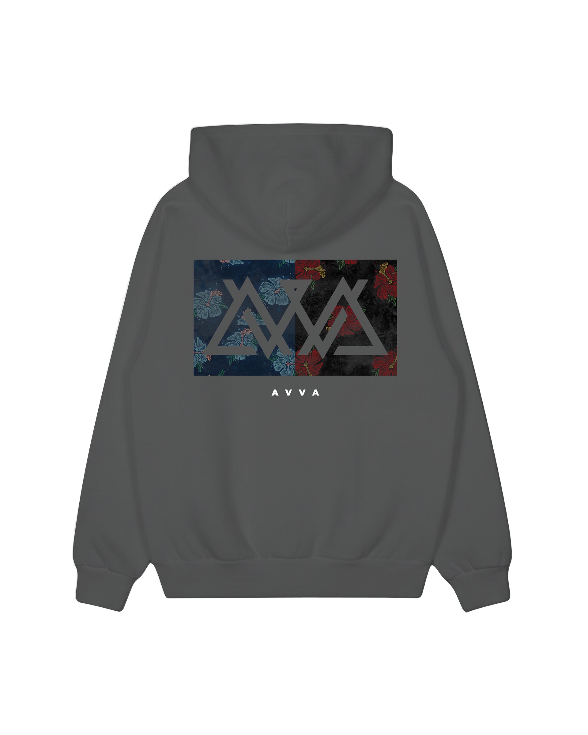 AVVA Pua Pena Probox Pullover Hoodie - Charcoal Grey