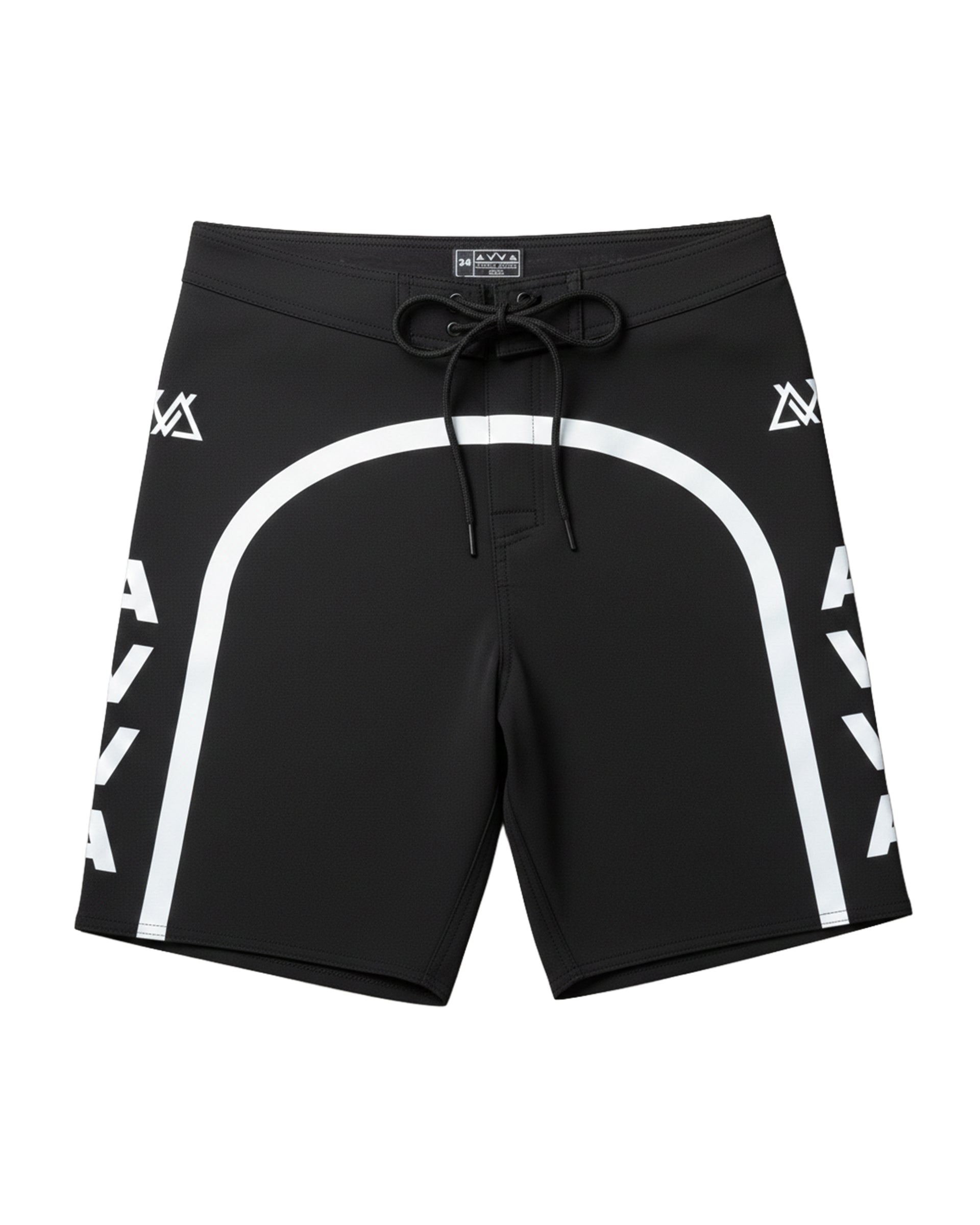 AVVA Saddleback 19" Boardshorts - Black
