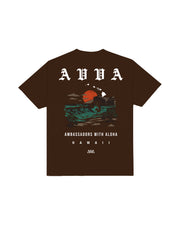 AVVA Sandys Short Sleeve T-Shirt - Chocolate Brown