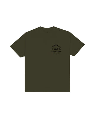 AVVA Snake Cayon Short Sleeve T-Shirt - Military Green