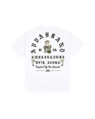 AVVA Snake Cayon Short Sleeve T-Shirt - White